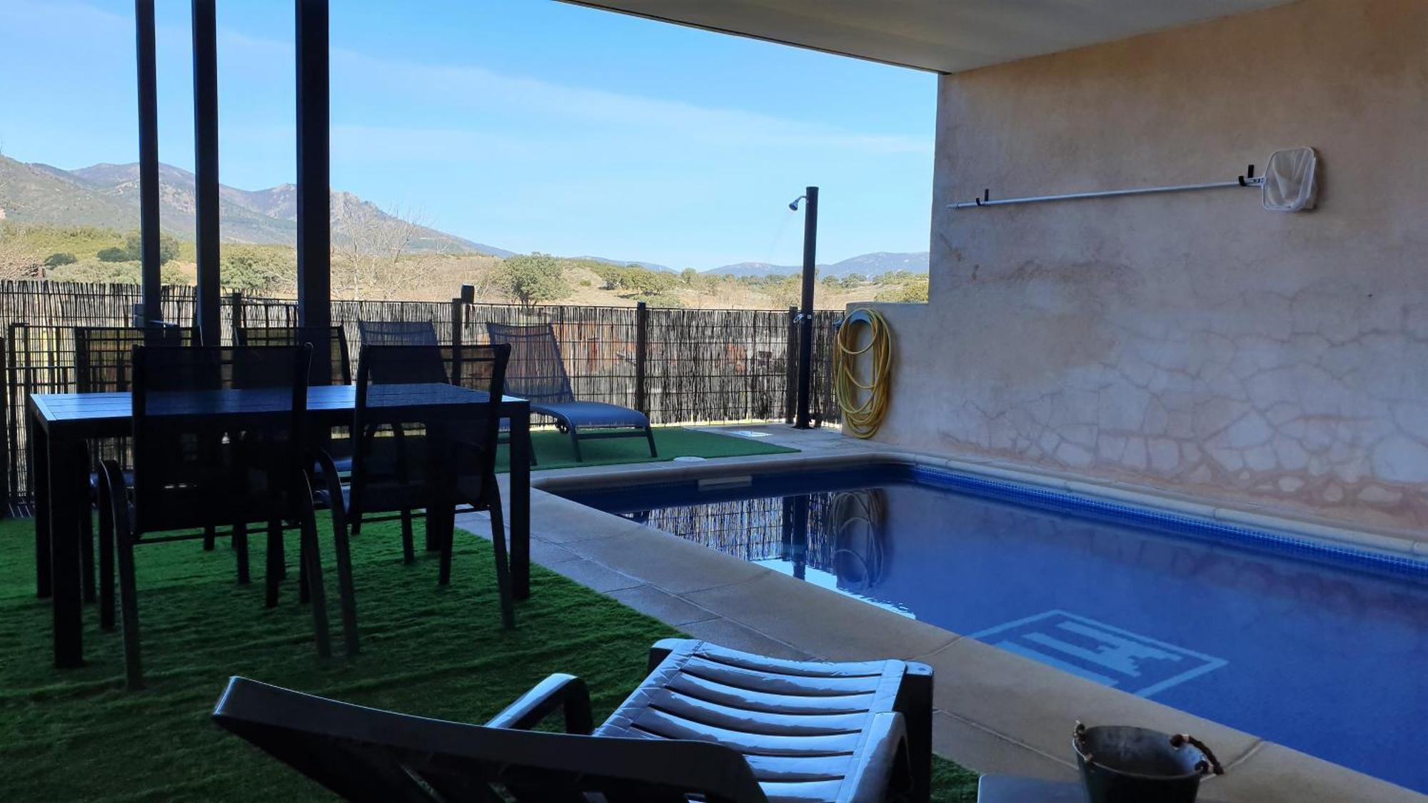 Casa Con Piscina En Parque Nacional De Cabaneros Navas de Estena Exterior photo